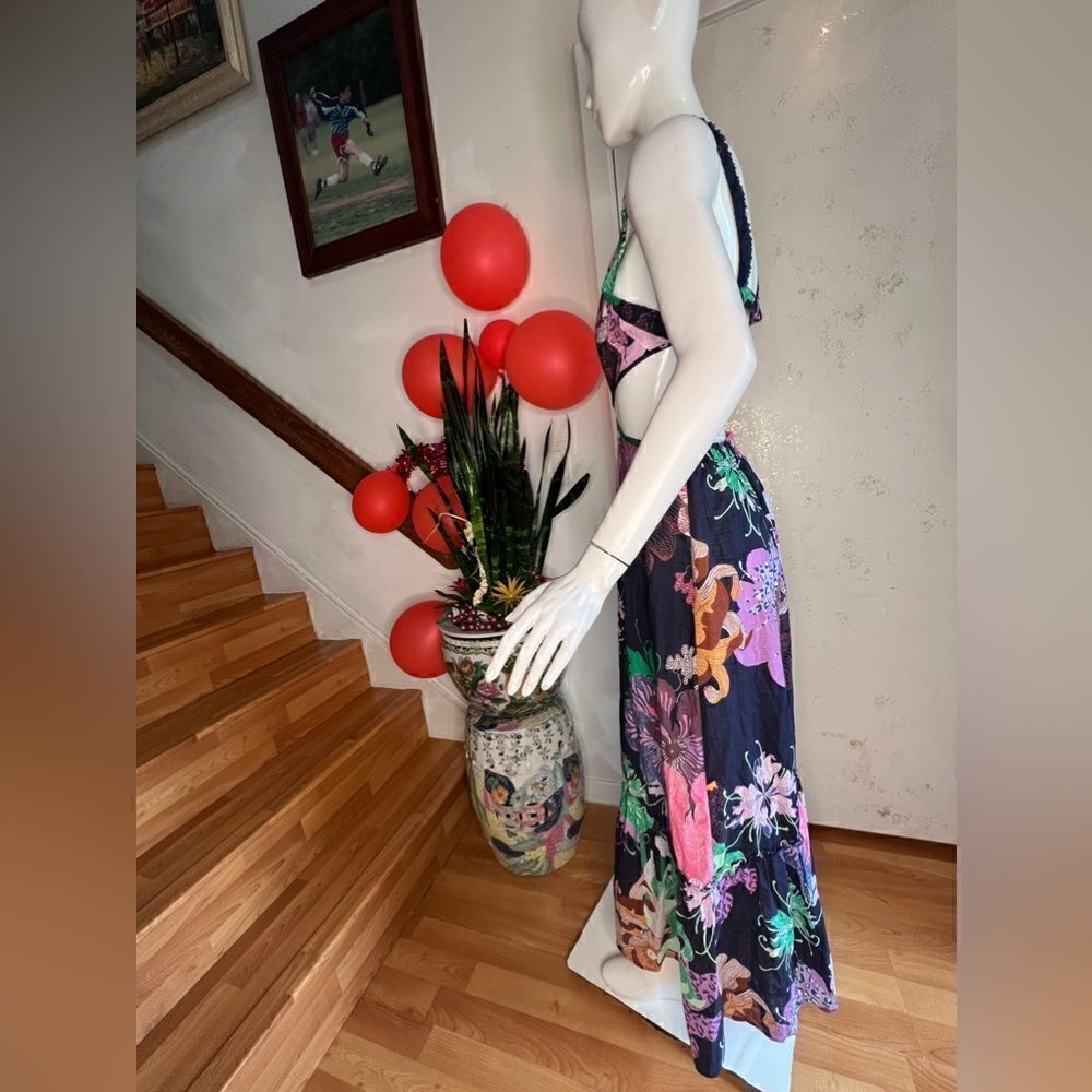 Anthropologie Maeve Cut-Out Maxi Dress - Picture 7 of 8